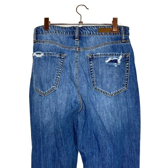 Cello Jeans Cello High Rise 9s Boyfriend Jeans Distressed Destroyed